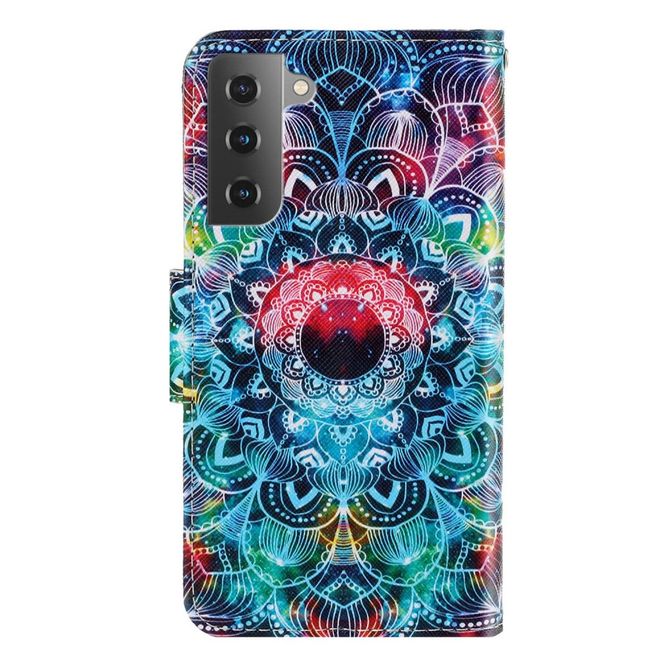 Samsung Galaxy S23 Handy Hülle - Leder Bookcover Image Series - Mandala