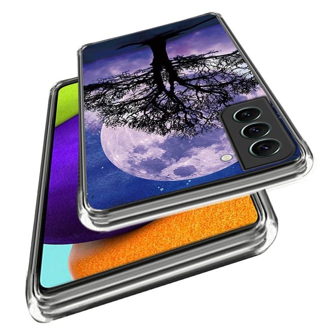 Samsung Galaxy S23 Handyhülle - Softcase Image TPU Series - Baum und Mond