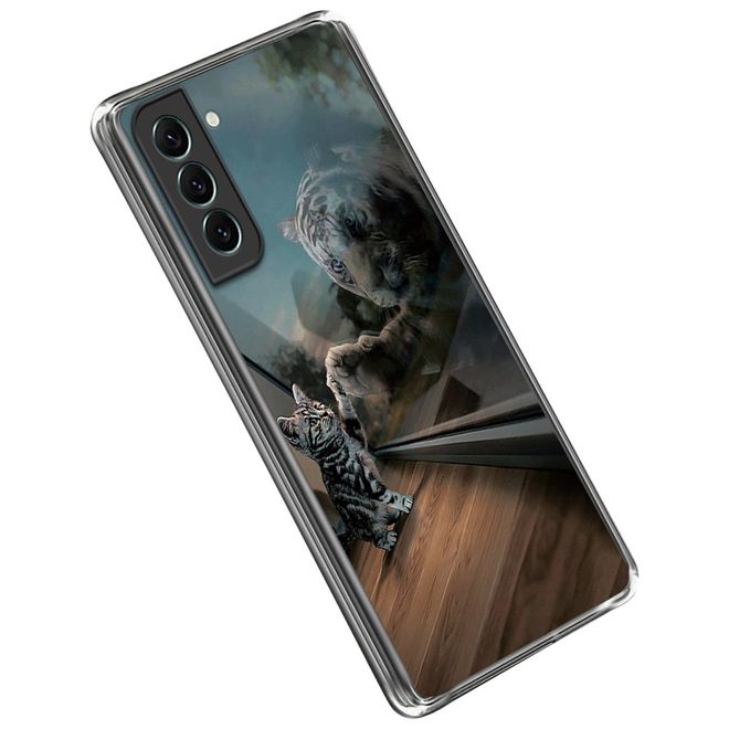Samsung Galaxy S23+ Handyhülle - Softcase Image TPU Series - Katze und Spiegel