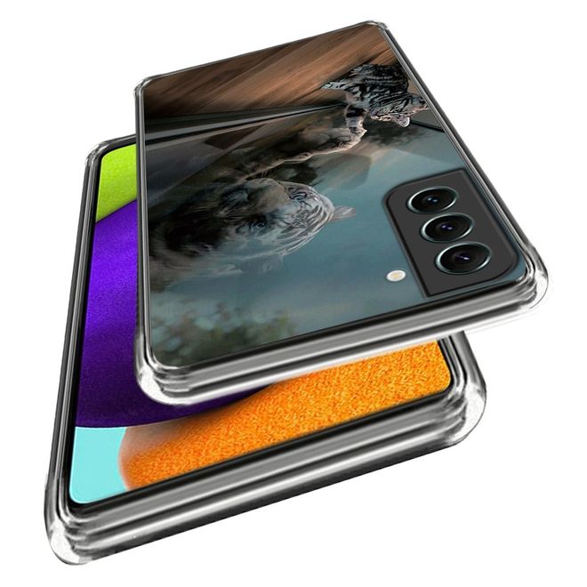 Samsung Galaxy S23+ Handyhülle - Softcase Image TPU Series - Katze und Spiegel