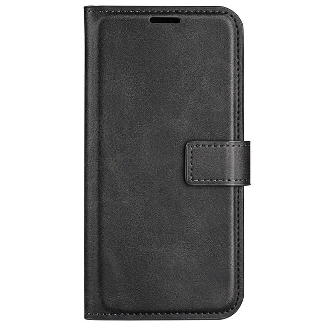 Honor 70 Pro 5G Handy Hülle - Classic II Leder Bookcover Series - schwarz