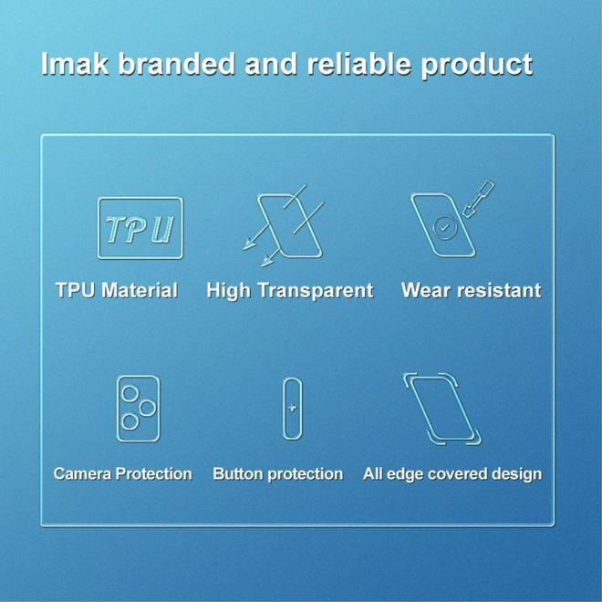 Imak - Oppo Reno8 Pro+ 5G Hülle - Softcase aus TPU - UX-5 Series - transparent