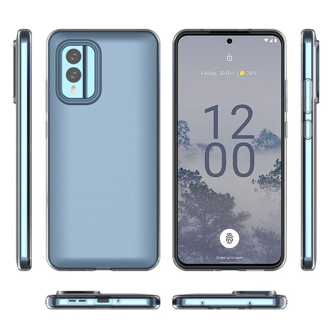 Nokia X30 5G Hülle - Softcase TPU Series - transparent