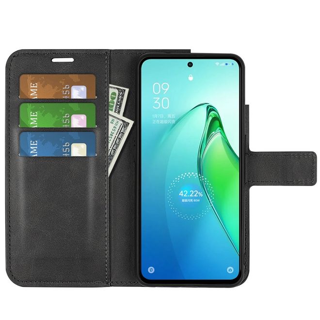 Oppo Reno8 Pro 5G / Reno8 Pro+ 5G Handy Hülle - Classic II Leder Bookcover Series - schwarz