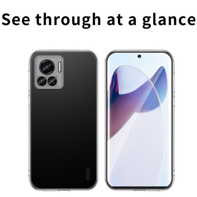 Mofi - Motorola Edge 30 Ultra 5G Hülle - Softcase TPU Series - transparent
