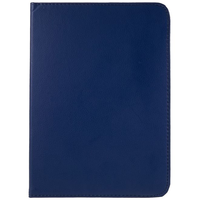 iPad 2025 (11. Gen) / iPad 2022 (10. Gen) Hülle - 360° rotierbares Case aus Leder - dunkelblau