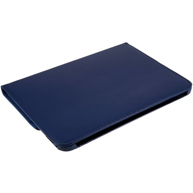 iPad 2025 (11. Gen) / iPad 2022 (10. Gen) Hülle - 360° rotierbares Case aus Leder - dunkelblau