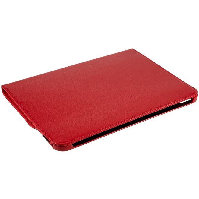 iPad 2025 (11. Gen) / iPad 2022 (10. Gen) Hülle - 360° rotierbares Case aus Leder - rot