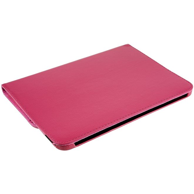 iPad 2025 (11. Gen) / iPad 2022 (10. Gen) Hülle - 360° rotierbares Case aus Leder - rosa