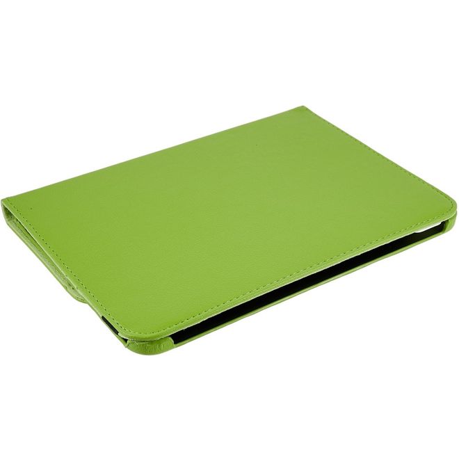 iPad 2025 (11. Gen) / iPad 2022 (10. Gen) Hülle - 360° rotierbares Case aus Leder - grün