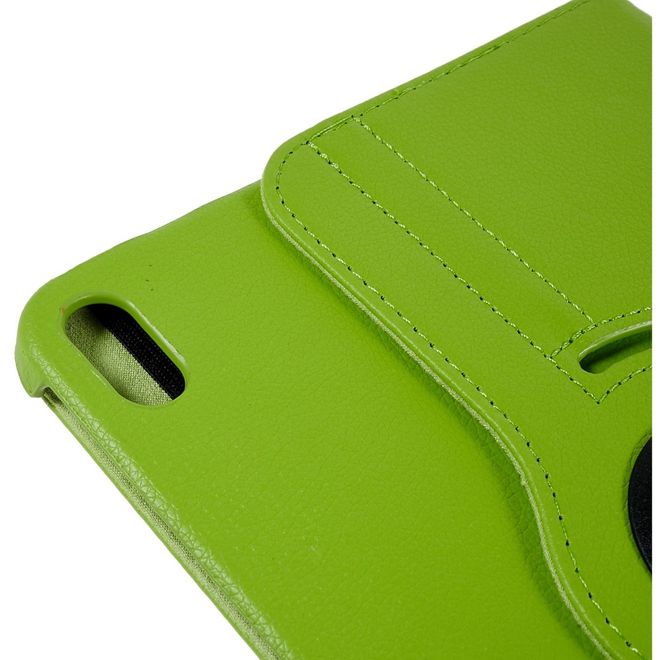 iPad 2025 (11. Gen) / iPad 2022 (10. Gen) Hülle - 360° rotierbares Case aus Leder - grün