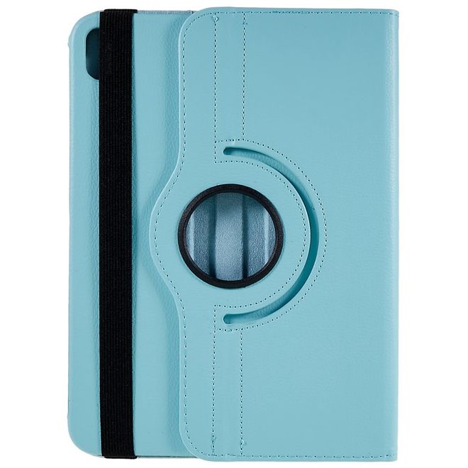 iPad 2025 (11. Gen) / iPad 2022 (10. Gen) Hülle - 360° rotierbares Case aus Leder - hellblau