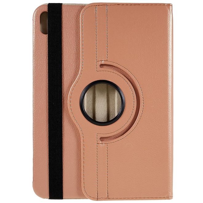 Étui pour iPad 2025 (11e génération) / iPad 2022 (10e génération) - Étui en cuir rotatif à 360° - Or rose