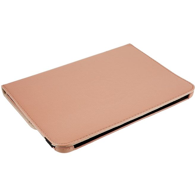 Étui pour iPad 2025 (11e génération) / iPad 2022 (10e génération) - Étui en cuir rotatif à 360° - Or rose