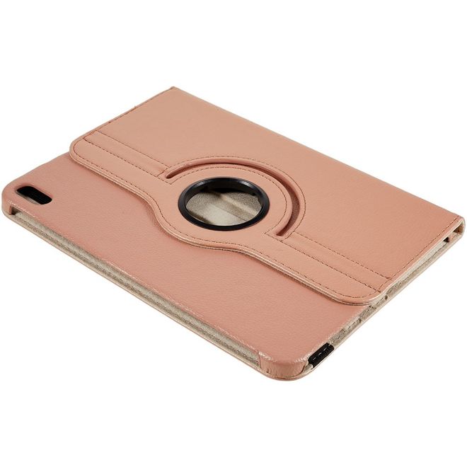 Étui pour iPad 2025 (11e génération) / iPad 2022 (10e génération) - Étui en cuir rotatif à 360° - Or rose