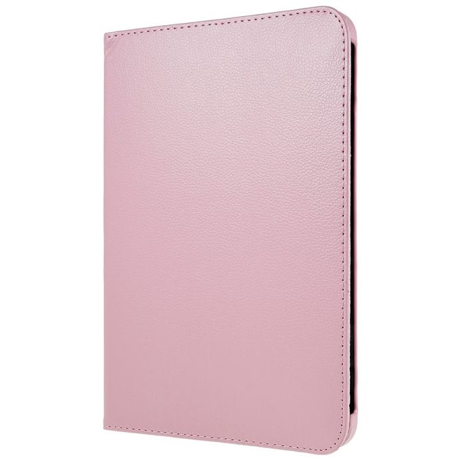 iPad 2025 (11. Gen) / iPad 2022 (10. Gen) Hülle - 360° rotierbares Case aus Leder - pink