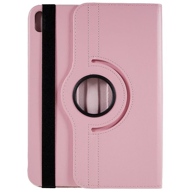 iPad 2025 (11. Gen) / iPad 2022 (10. Gen) Hülle - 360° rotierbares Case aus Leder - pink