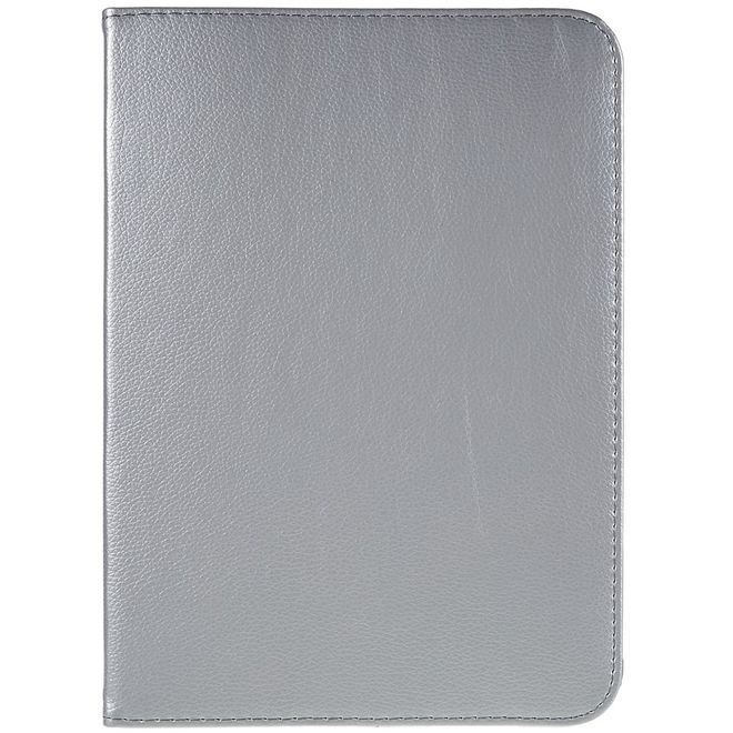 iPad 2025 (11. Gen) / iPad 2022 (10. Gen) Hülle - 360° rotierbares Case aus Leder - grau