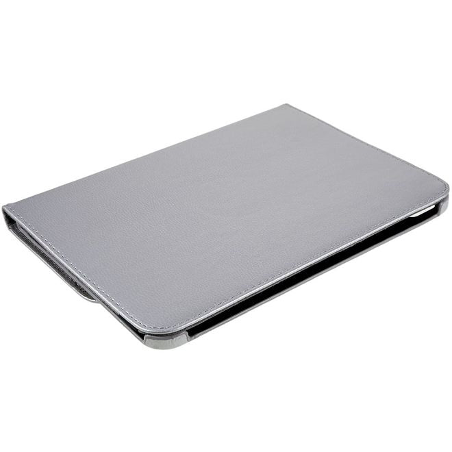 iPad 2025 (11. Gen) / iPad 2022 (10. Gen) Hülle - 360° rotierbares Case aus Leder - grau