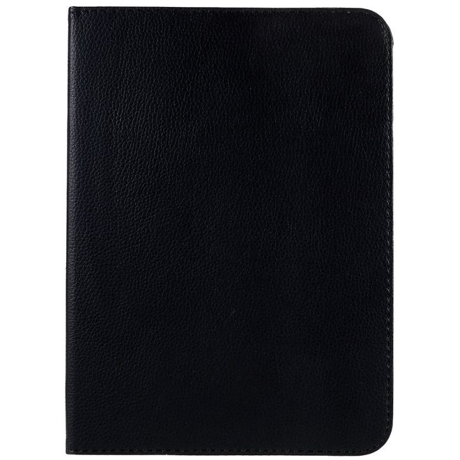 iPad 2025 (11. Gen) / iPad 2022 (10. Gen) Hülle - 360° rotierbares Case aus Leder - schwarz