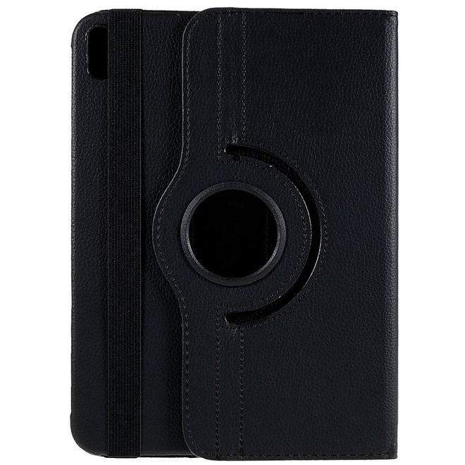 iPad 2025 (11. Gen) / iPad 2022 (10. Gen) Hülle - 360° rotierbares Case aus Leder - schwarz