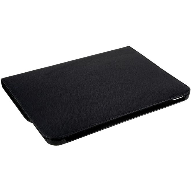 iPad 2025 (11. Gen) / iPad 2022 (10. Gen) Hülle - 360° rotierbares Case aus Leder - schwarz
