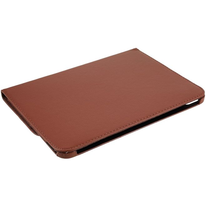 iPad 2025 (11. Gen) / iPad 2022 (10. Gen) Hülle - 360° rotierbares Case aus Leder - braun