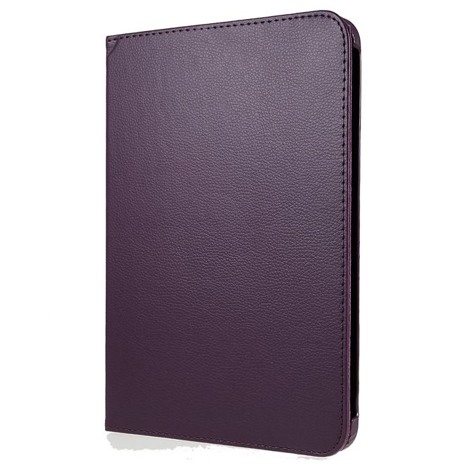 iPad 2025 (11. Gen) / iPad 2022 (10. Gen) Hülle - 360° rotierbares Case aus Leder - purpur