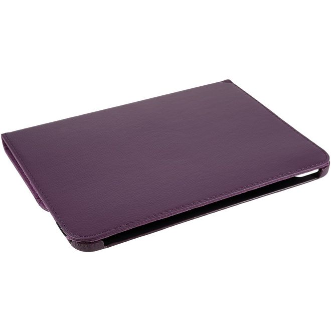 iPad 2025 (11. Gen) / iPad 2022 (10. Gen) Hülle - 360° rotierbares Case aus Leder - purpur