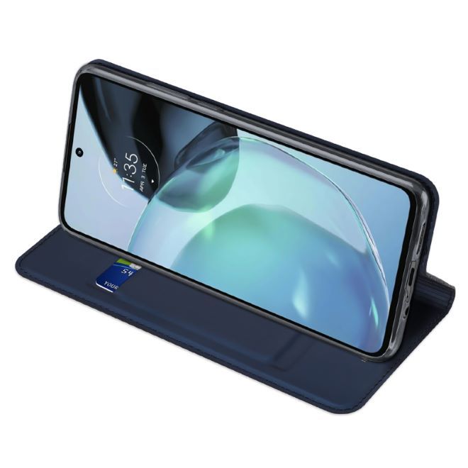Dux Ducis - Motorola Moto G72 4G Hülle  - Handy Bookcover - Skin Pro Series - blau