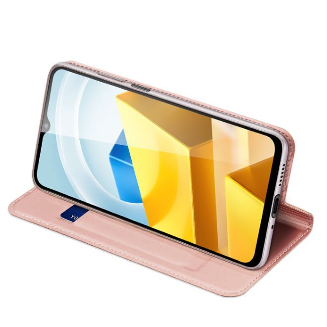 Dux Ducis - Xiaomi Poco M5 Hülle  - Handy Bookcover - Skin Pro Series - rosa