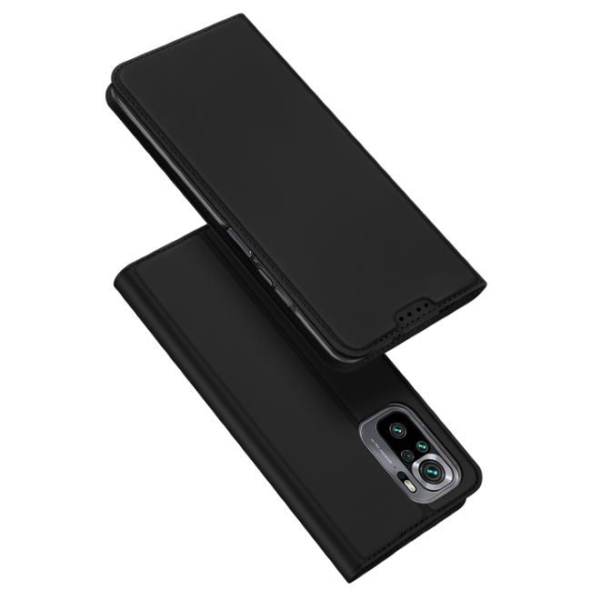 Dux Ducis - Xiaomi Poco M5s 4G / Redmi Note 10 4G / Redmi Note 10S 4G Hülle  - Handy Bookcover - Skin Pro Series - schwarz