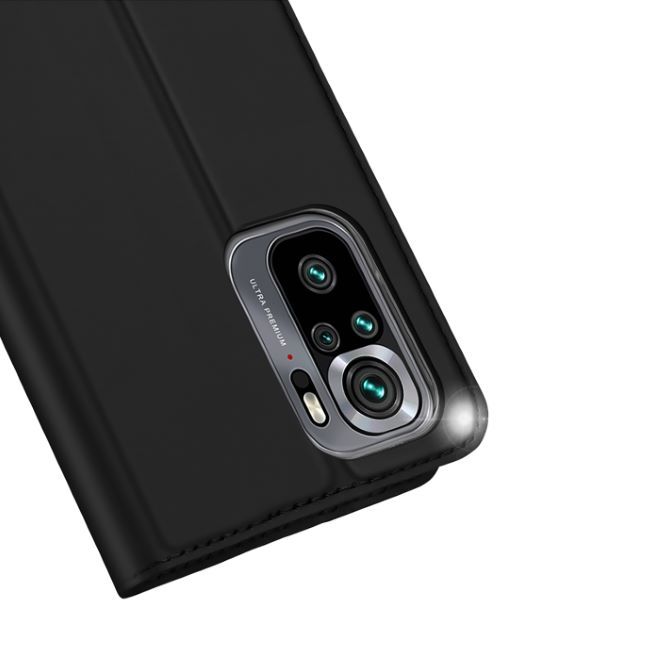 Dux Ducis - Xiaomi Poco M5s 4G / Redmi Note 10 4G / Redmi Note 10S 4G Hülle  - Handy Bookcover - Skin Pro Series - schwarz