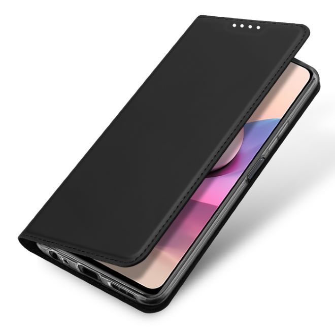 Dux Ducis - Xiaomi Poco M5s 4G / Redmi Note 10 4G / Redmi Note 10S 4G Hülle  - Handy Bookcover - Skin Pro Series - schwarz