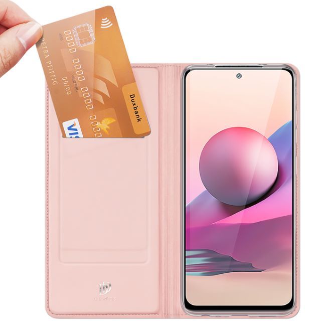 Dux Ducis - Xiaomi Poco M5s 4G / Redmi Note 10 4G / Redmi Note 10S 4G Hülle  - Handy Bookcover - Skin Pro Series - rosa