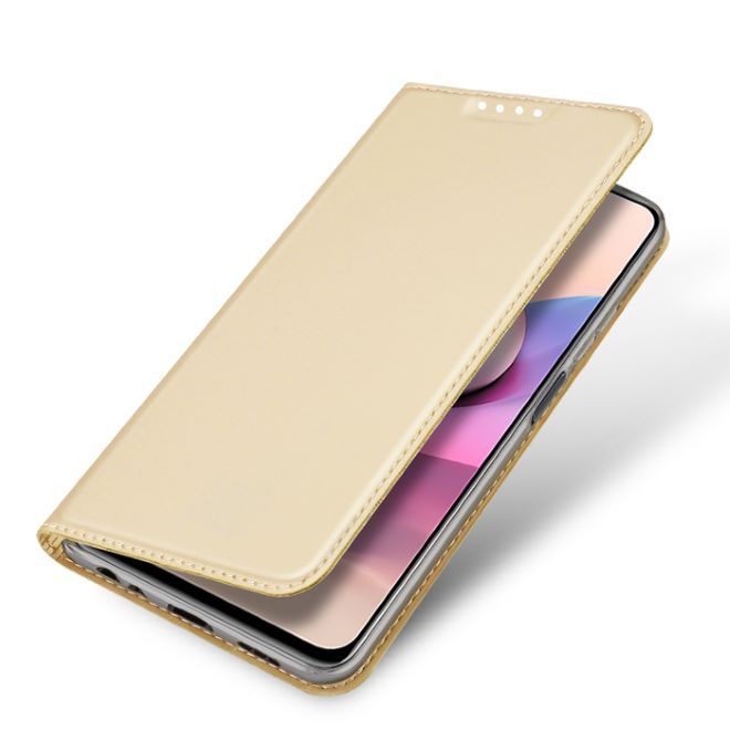 Dux Ducis - Xiaomi Poco M5s 4G / Redmi Note 10 4G / Redmi Note 10S 4G Hülle  - Handy Bookcover - Skin Pro Series - gold