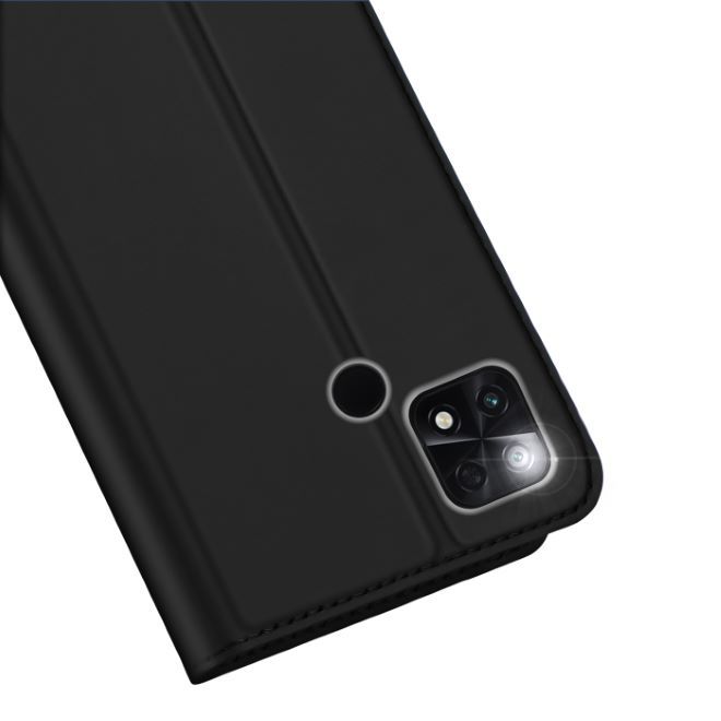 Dux Ducis - Xiaomi Poco C40 Hülle  - Handy Bookcover - Skin Pro Series - schwarz