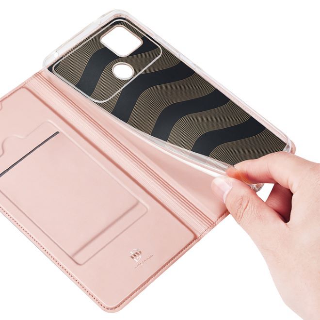 Dux Ducis - Xiaomi Poco C40 Hülle  - Handy Bookcover - Skin Pro Series - rosa