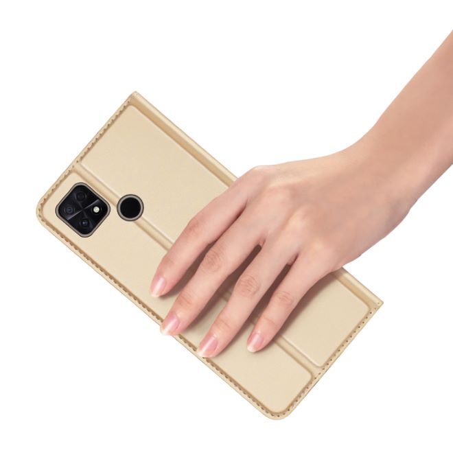 Dux Ducis - Xiaomi Poco C40 Hülle  - Handy Bookcover - Skin Pro Series - gold