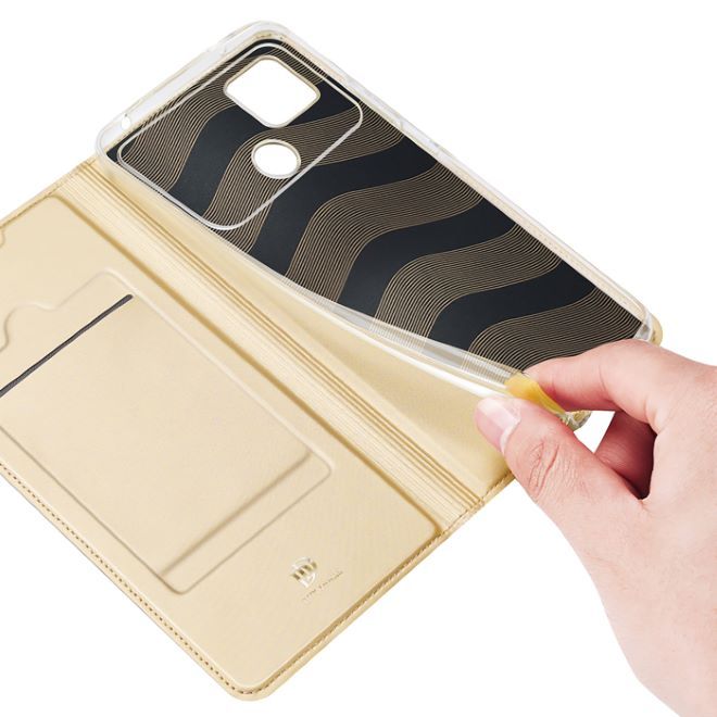Dux Ducis - Xiaomi Poco C40 Hülle  - Handy Bookcover - Skin Pro Series - gold
