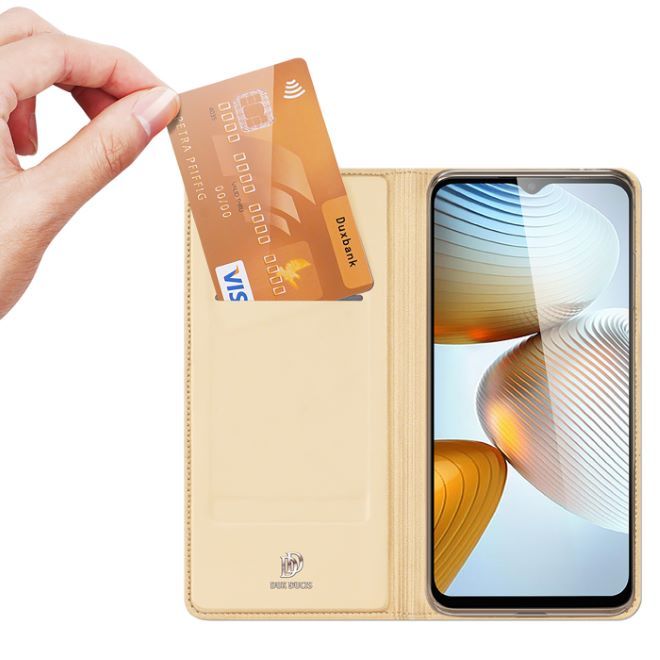Dux Ducis - Xiaomi Poco M4 5G Hülle  - Handy Bookcover - Skin Pro Series - gold