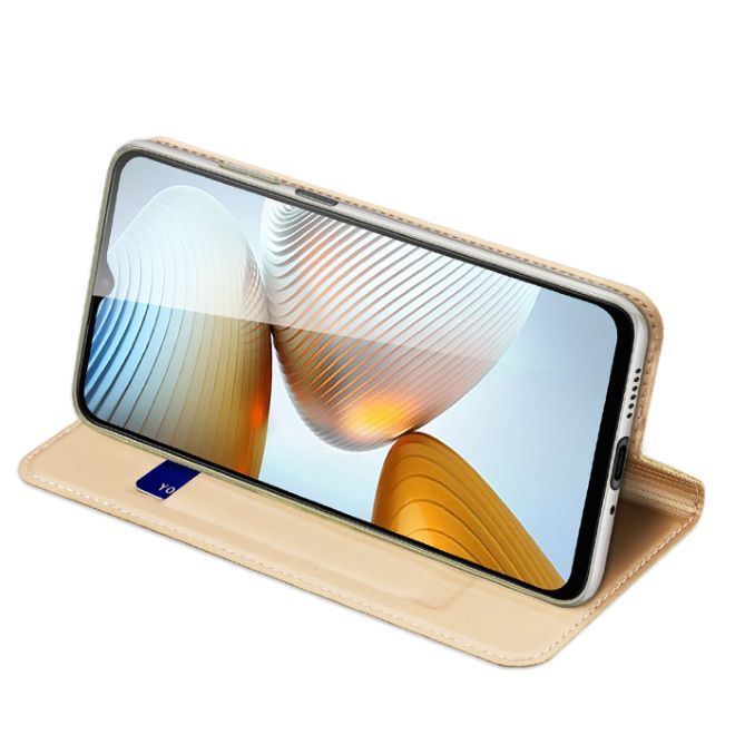 Dux Ducis - Xiaomi Poco M4 5G Hülle  - Handy Bookcover - Skin Pro Series - gold