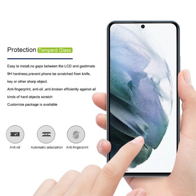 Samsung Galaxy S23+ 2.5D Full Cover - Full Glue Displayschutz (0.33 mm) - schwarz