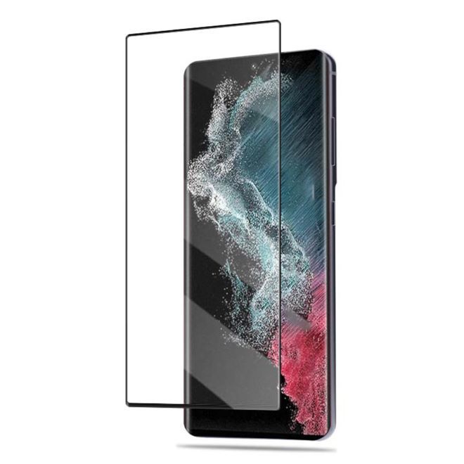 Samsung Galaxy S23 Ultra Panzerglas 3D Full Cover - Full Glue Displayschutz (0.33 mm) - schwarz
