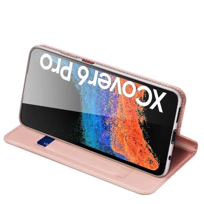 Dux Ducis - Samsung Galaxy Xcover6 Pro Hülle  - Handy Bookcover - Skin Pro Series - rosa