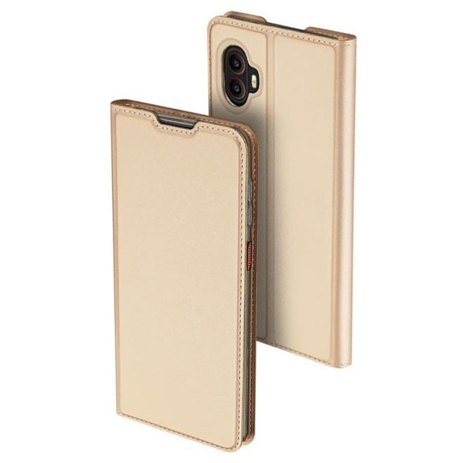 Dux Ducis - Samsung Galaxy Xcover6 Pro Hülle  - Handy Bookcover - Skin Pro Series - gold