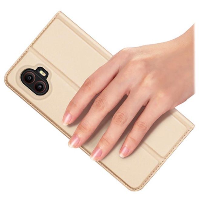 Dux Ducis - Samsung Galaxy Xcover6 Pro Hülle  - Handy Bookcover - Skin Pro Series - gold