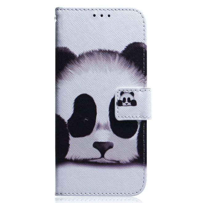 Samsung Galaxy A14 5G / 4G Handy Hülle - Leder Bookcover Image Series - Panda