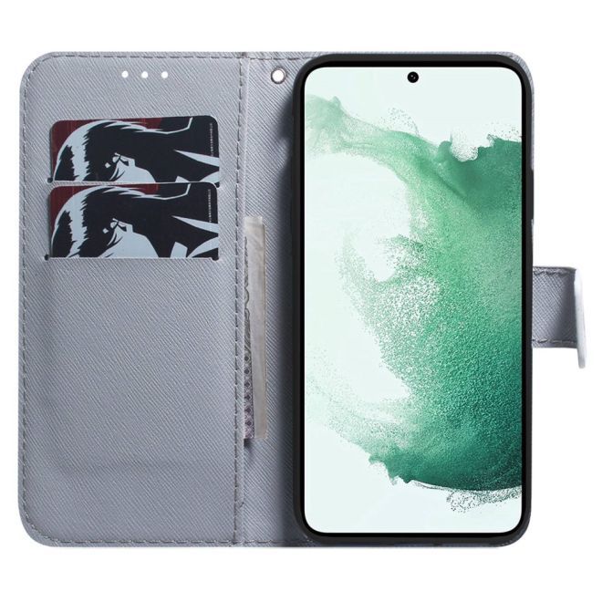 Samsung Galaxy A14 5G / 4G Handy Hülle - Leder Bookcover Image Series - Tiger