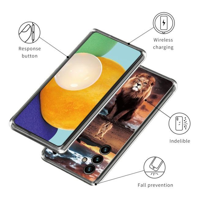 Samsung Galaxy A14 5G / 4G Handyhülle - Softcase Image TPU Series - Löwe